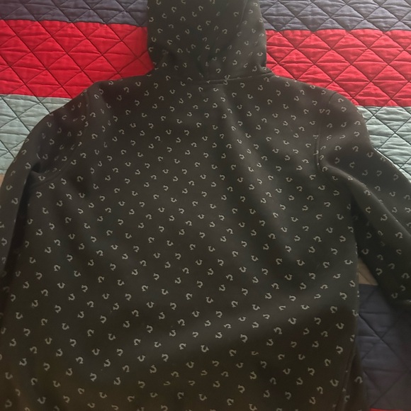 True Religion Black and Gold Patterned Hoodie - Picture 4 of 4